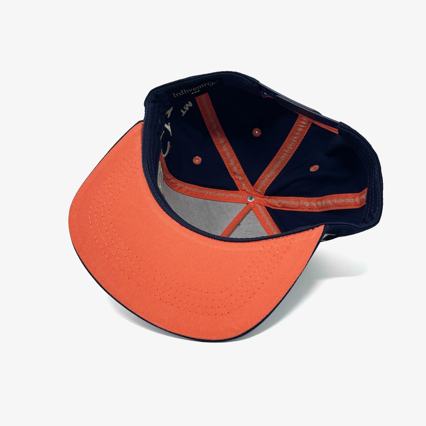 Navy & Coral Logo Snapback