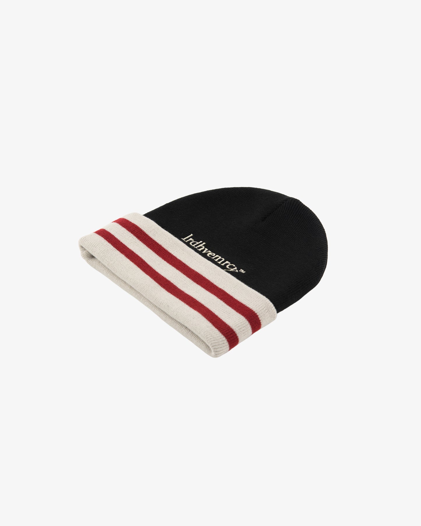 Black Varsity Beanie