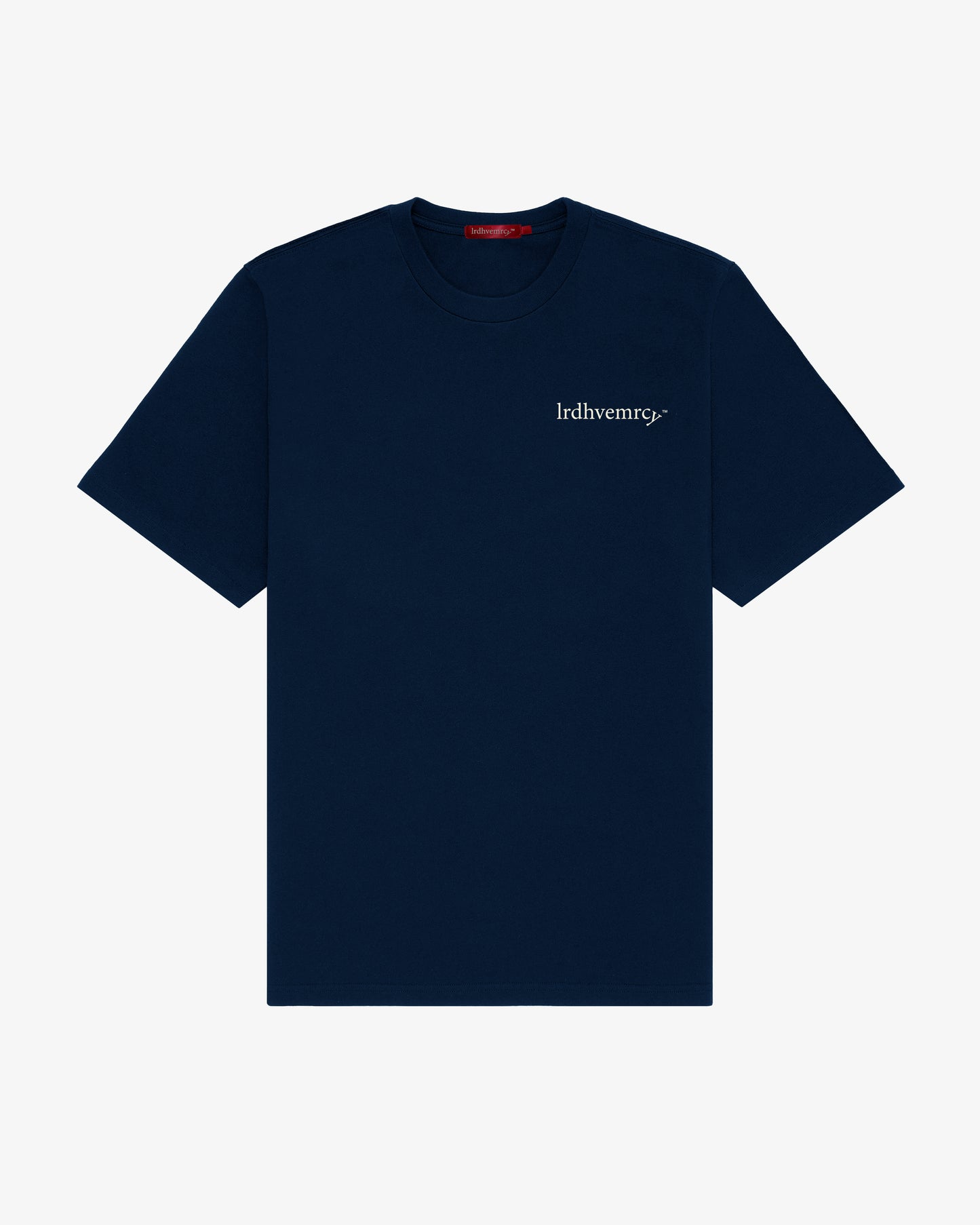 Navy Forgive Us Tee...