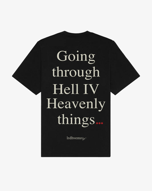 Black Going Through Hell Tee