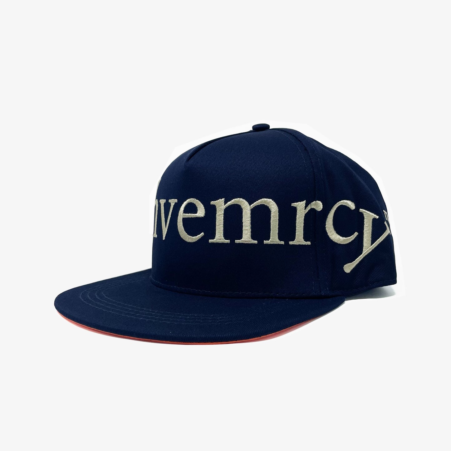 Navy & Coral Logo Snapback
